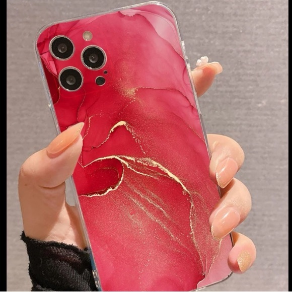 5/20$ Shein iPhone XR Red Marble Phone Case❤️ - Picture 1 of 5